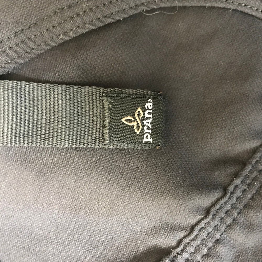 Prana Zion Mens Black Hiking Cargo Pants Built-in Belt Snap Hems Lrgx30L - Picture 8 of 10